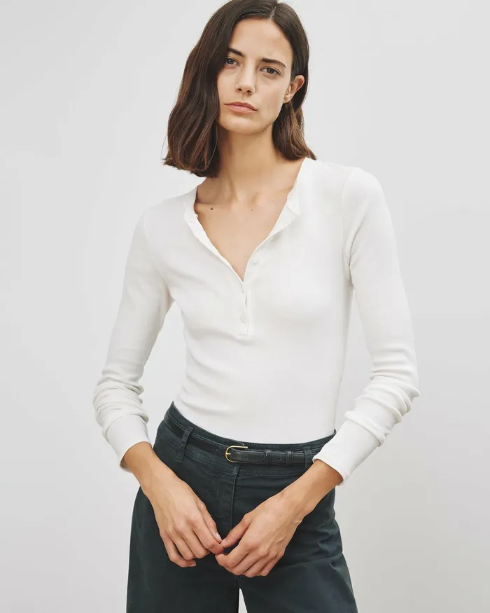 JORDAN HENLEY Jet Black Women Nili Lotan Tops