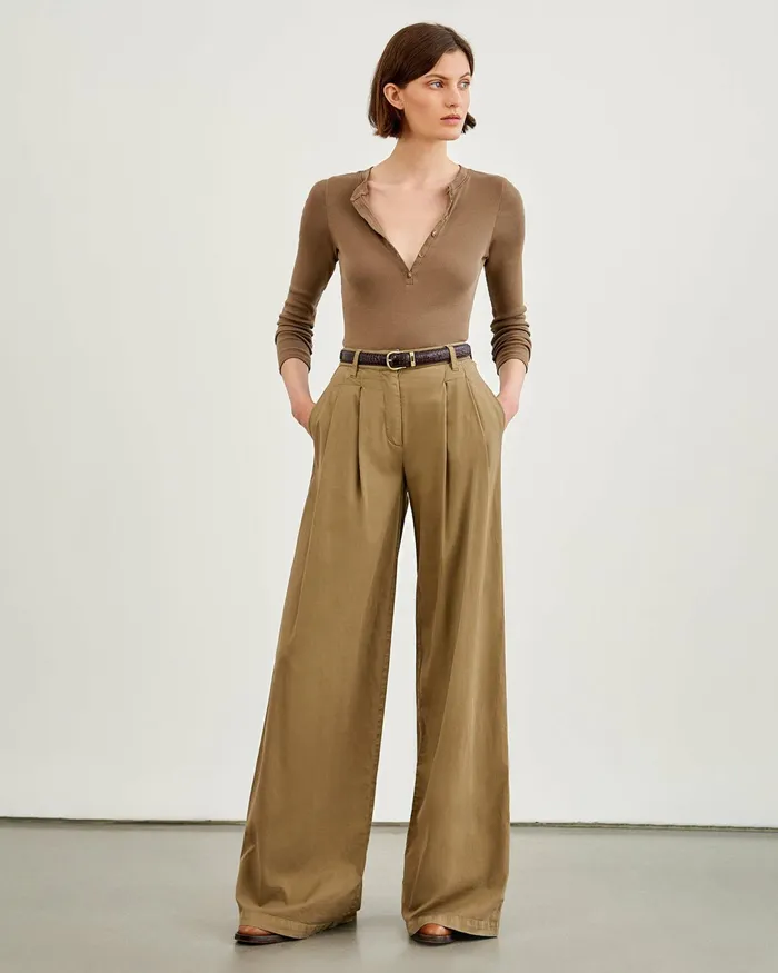 JORDAN HENLEY Jet Black Women Nili Lotan Tops