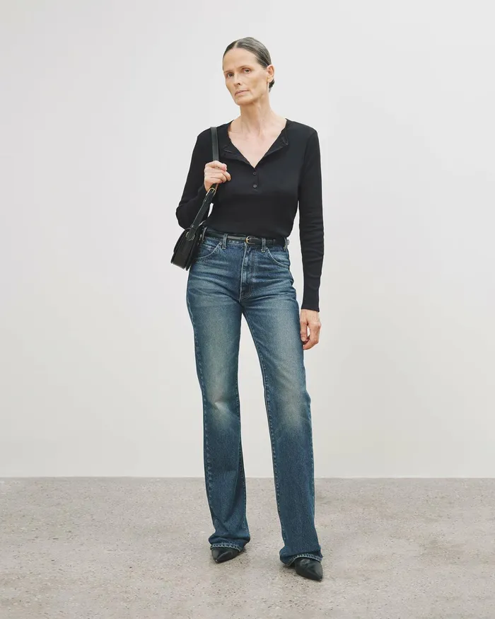 JORDAN HENLEY Jet Black Women Nili Lotan Tops