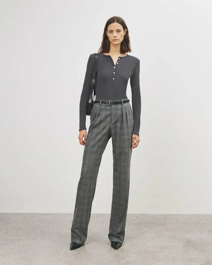 JORDAN HENLEY Jet Black Women Nili Lotan Tops