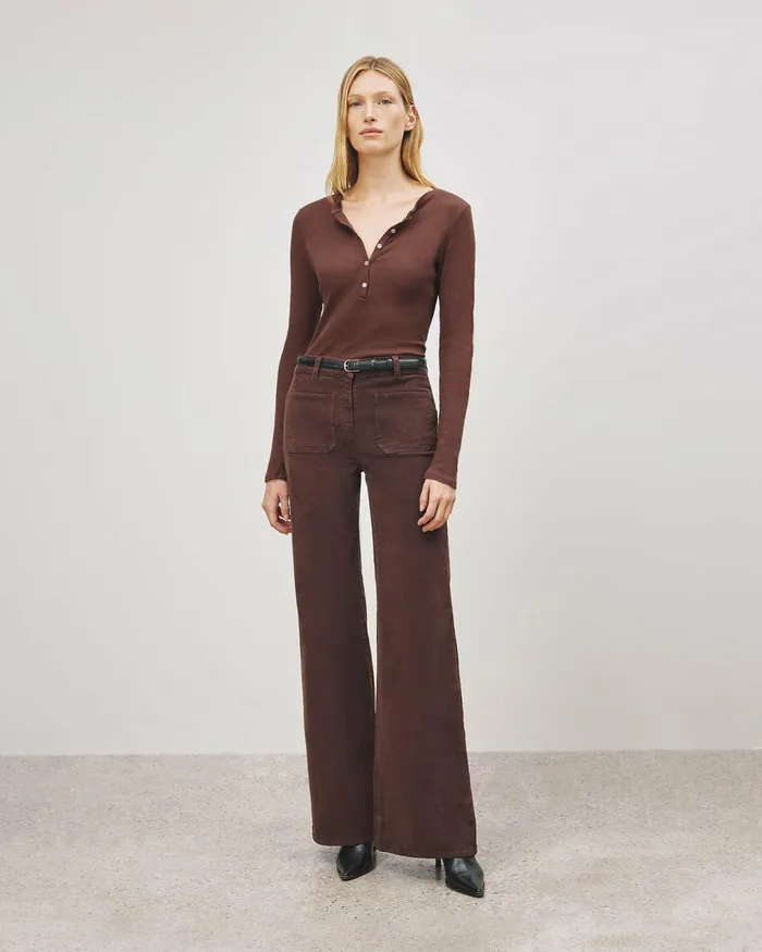 JORDAN HENLEY Jet Black Women Nili Lotan Tops