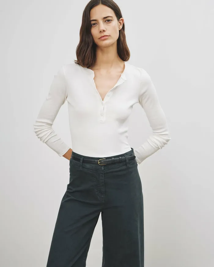 JORDAN HENLEY Jet Black Women Nili Lotan Tops