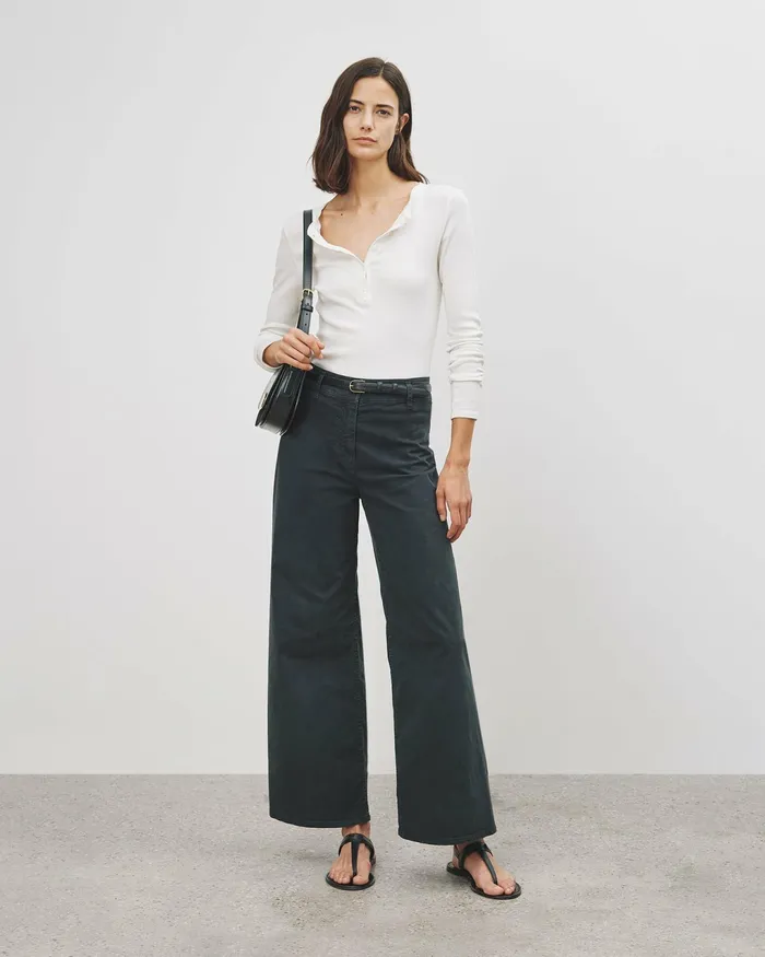 JORDAN HENLEY Jet Black Women Nili Lotan Tops