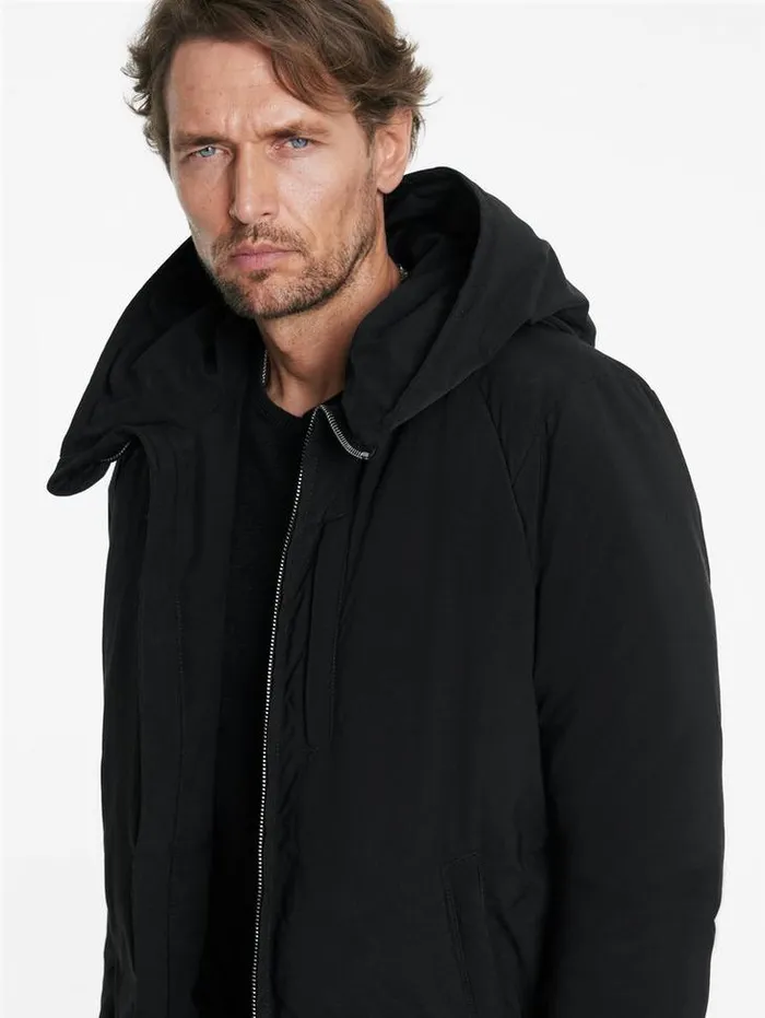 JUBILEE PARKA Black Men John Varvatos Coats And Jackets