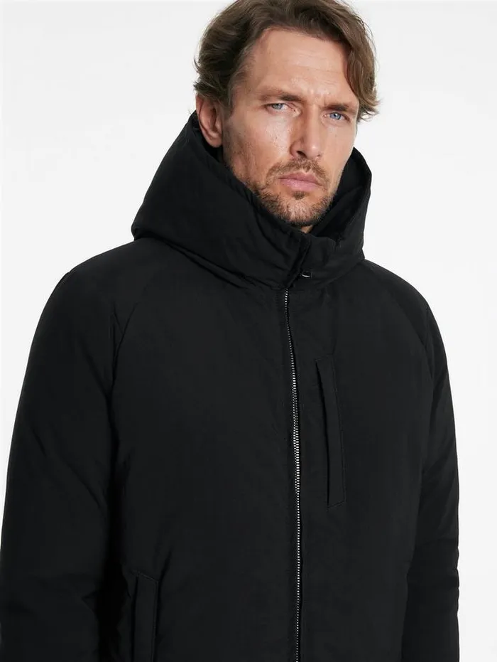 JUBILEE PARKA Black Men John Varvatos Coats And Jackets