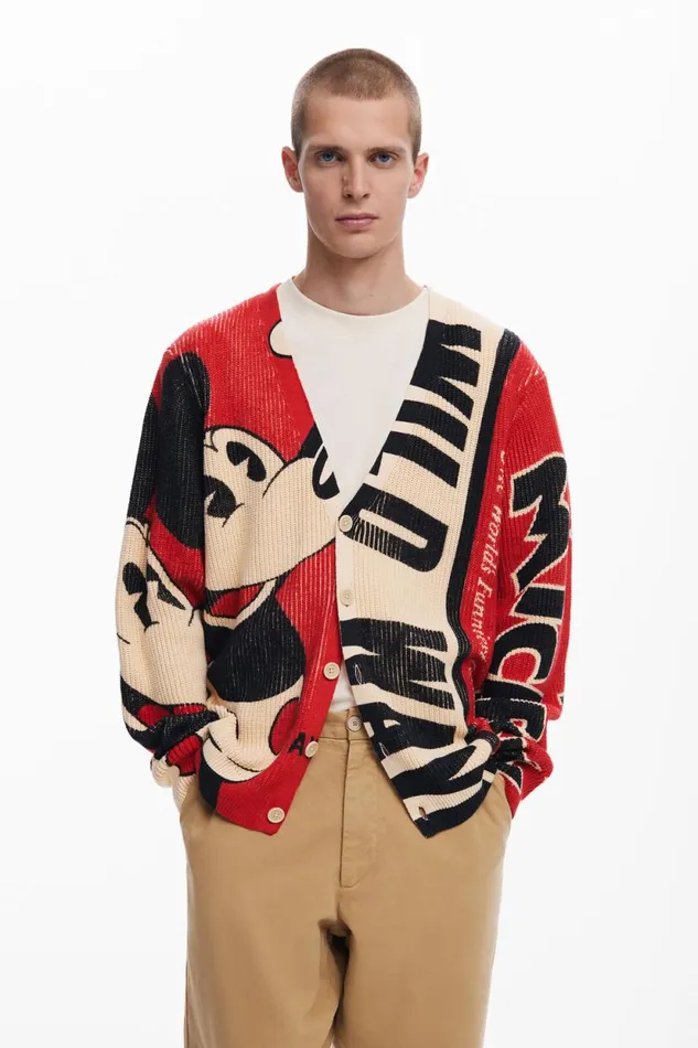 Jumpers And Sweatshirts Men Desigual Jumper Red