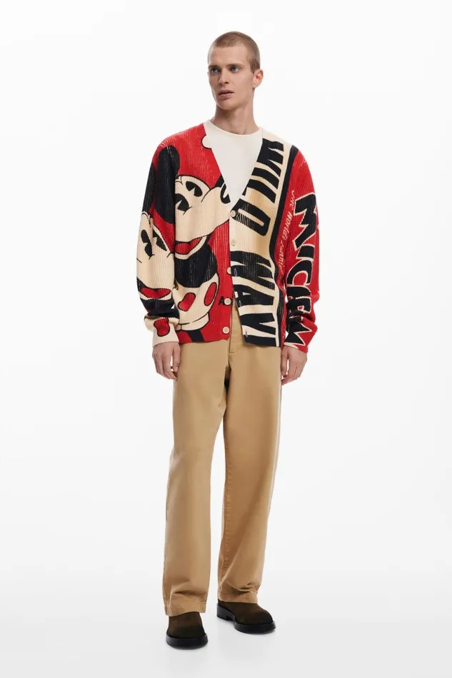 Jumpers And Sweatshirts Men Desigual Jumper Red