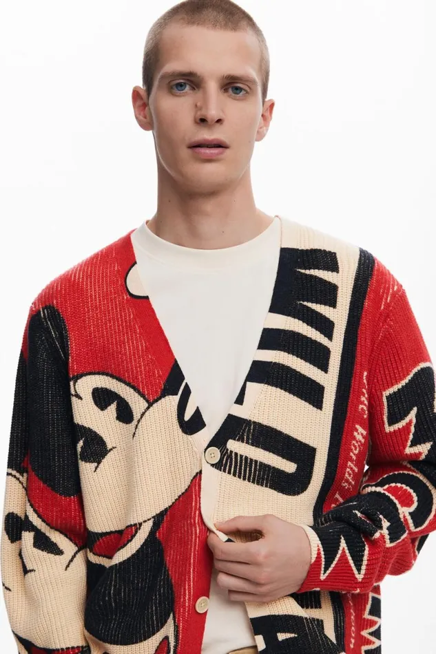 Jumpers And Sweatshirts Men Desigual Jumper Red