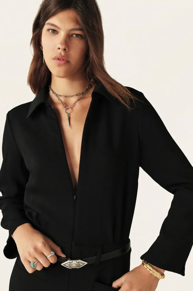 Jumpsuit Omiza Black Women Baandsh Jumpsuits and Overalls