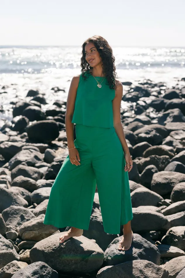 Jumpsuits and Rompers Femme Jumpsuit Green 8211 Petal and Pup Women