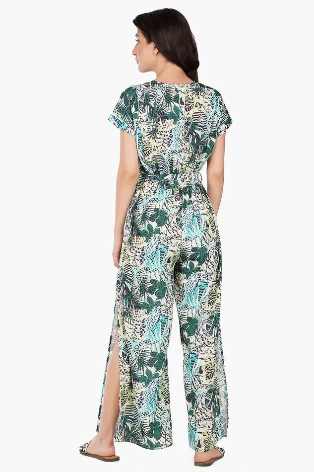 Jumpsuits Hidden Cheetah Summer Tropical Jumpsuit America and Beyond Women Jumpsuits Hidden Cheetah Summer Tropical Jumpsuit America and Beyond Women
