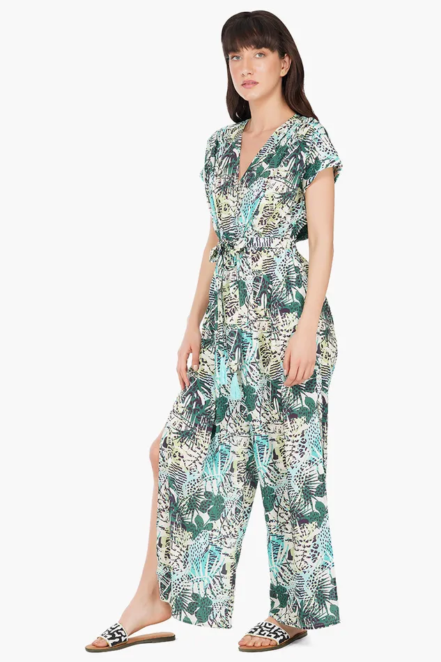 Jumpsuits Hidden Cheetah Summer Tropical Jumpsuit America and Beyond Women Jumpsuits Hidden Cheetah Summer Tropical Jumpsuit America and Beyond Women