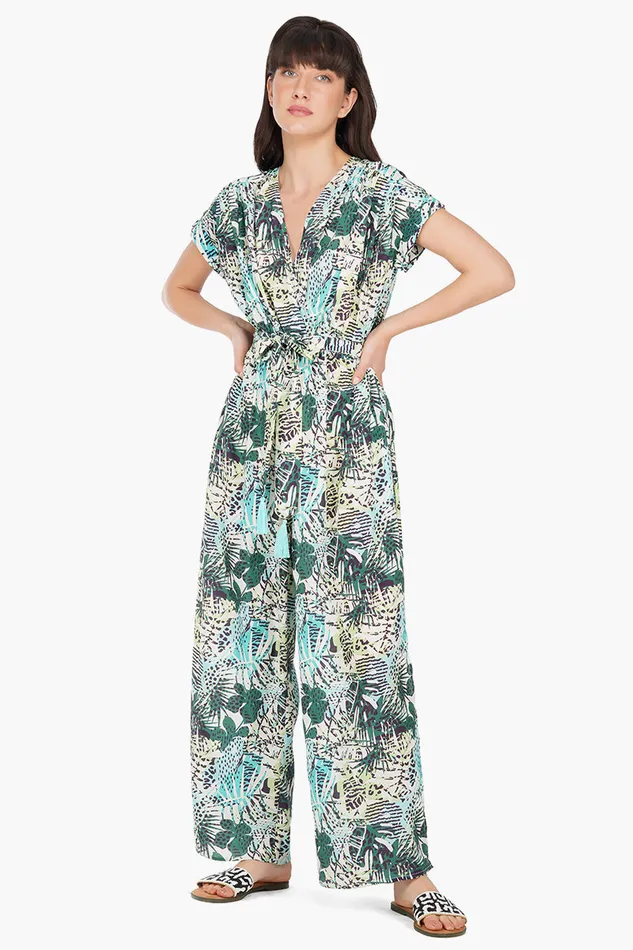 Jumpsuits Hidden Cheetah Summer Tropical Jumpsuit America and Beyond Women Jumpsuits Hidden Cheetah Summer Tropical Jumpsuit America and Beyond Women