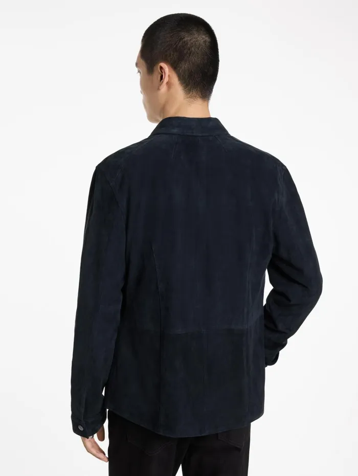KADD SHIRT JACKET Midnight Men John Varvatos Leather Jackets