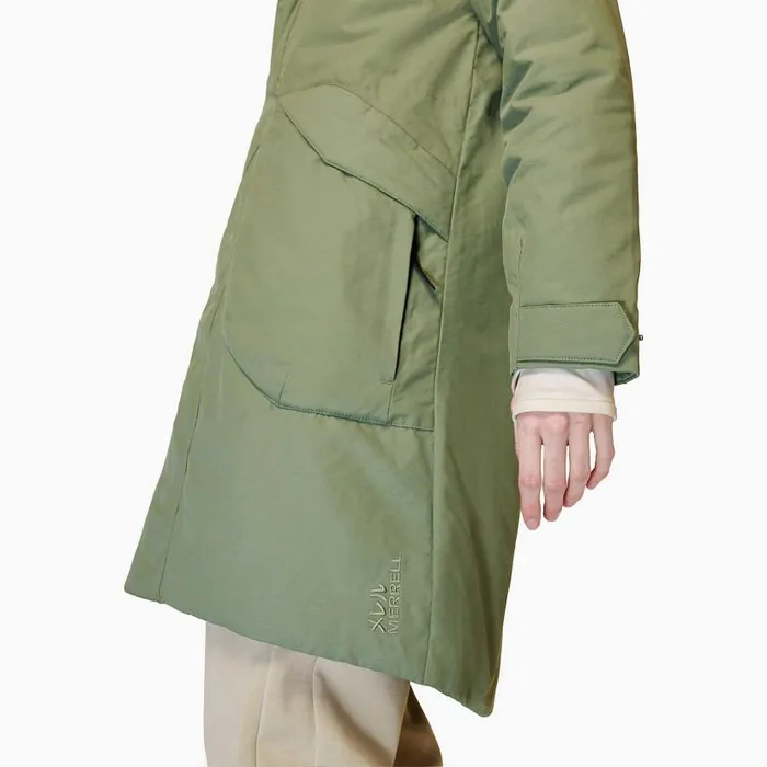 Kaidou Medium Weight Insulated Parka Lichen Women Merrell Outerwear Kaidou Medium Weight Insulated Parka Lichen Women Merrell Outerwear