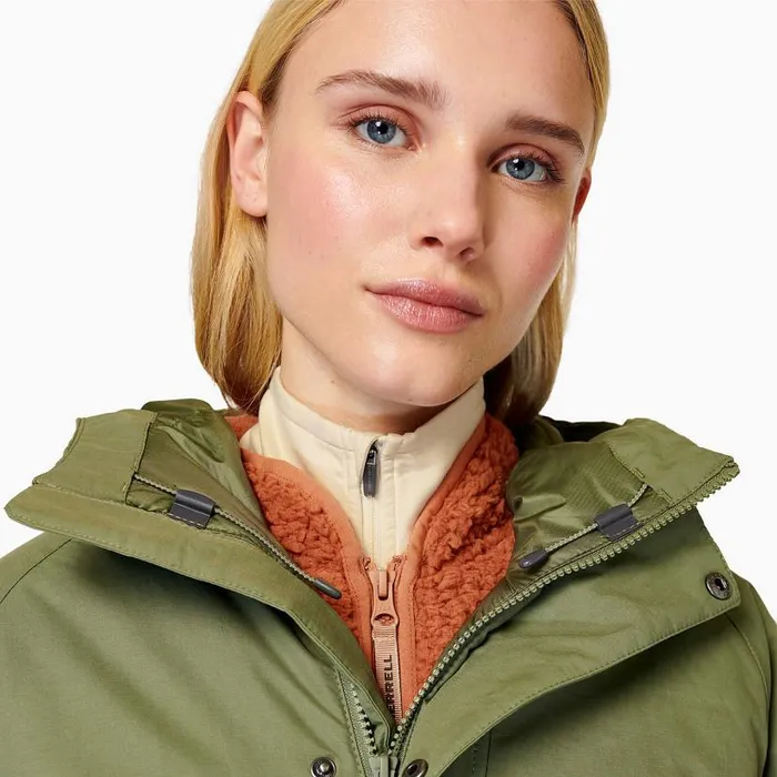 Kaidou Medium Weight Insulated Parka Lichen Women Merrell Outerwear Kaidou Medium Weight Insulated Parka Lichen Women Merrell Outerwear