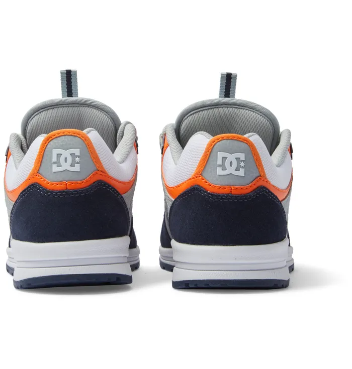 Kalis Lite Skate Shoes navy orange Men Sneakers DC Shoes