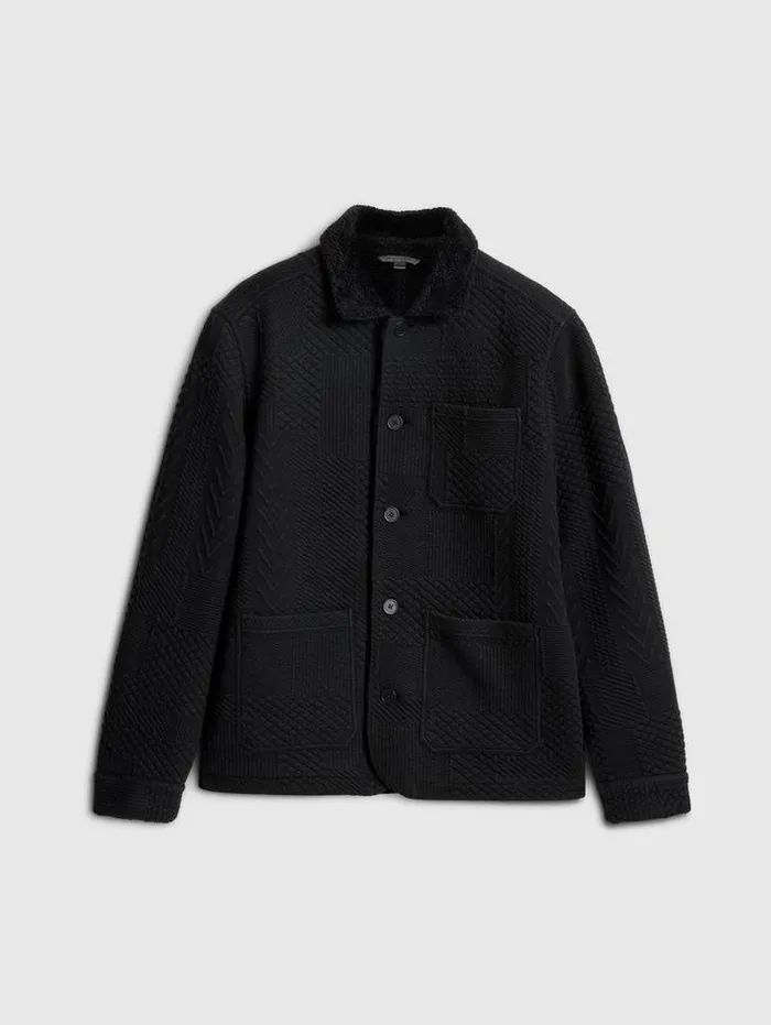 KENMARE CHORE JACKET Black Men John Varvatos Coats And Jackets