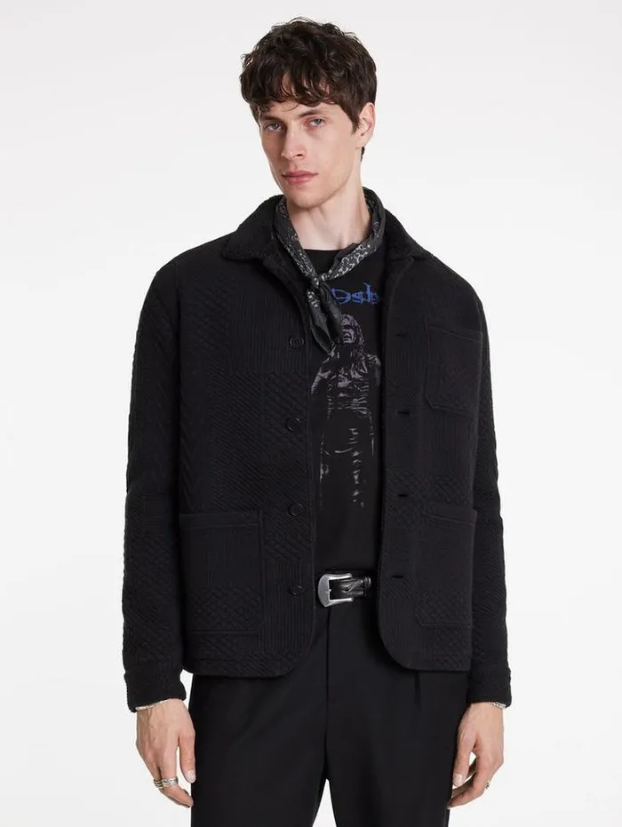 KENMARE CHORE JACKET Black Men John Varvatos Coats And Jackets