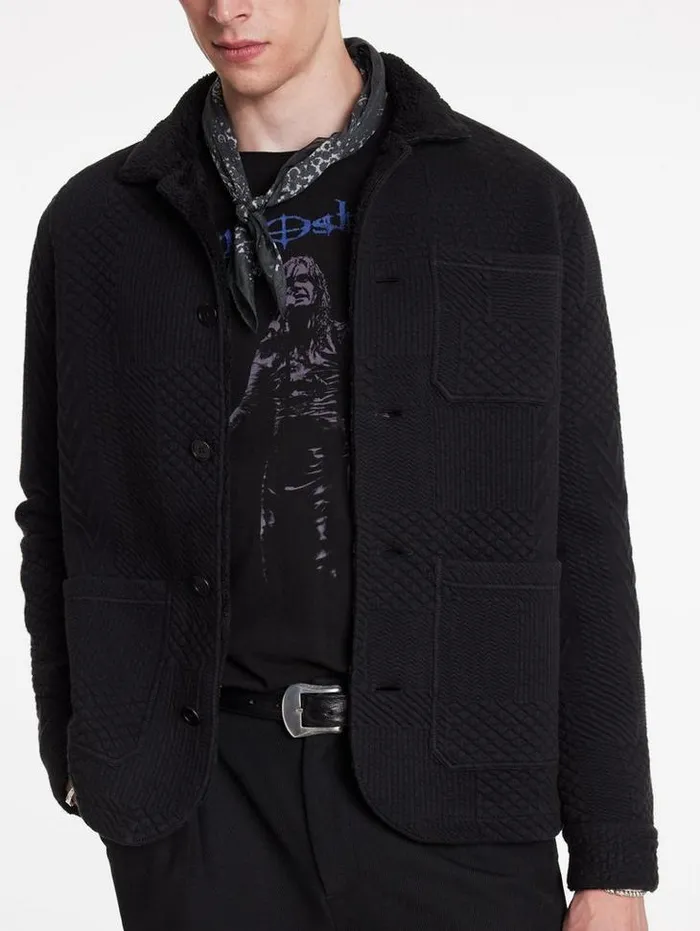 KENMARE CHORE JACKET Black Men John Varvatos Coats And Jackets