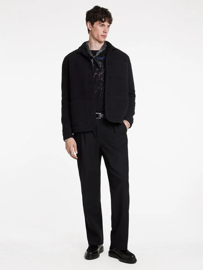 KENMARE CHORE JACKET Black Men John Varvatos Coats And Jackets
