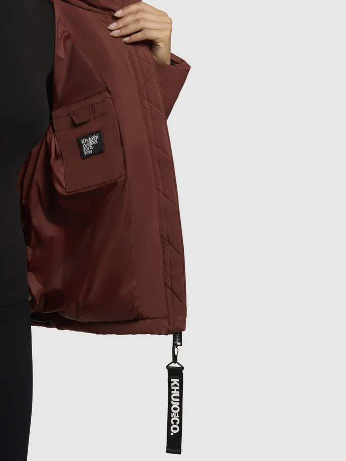 KHUJO Jacke SUME Dunkelrot Dunkelrot Women Quilted Jackets