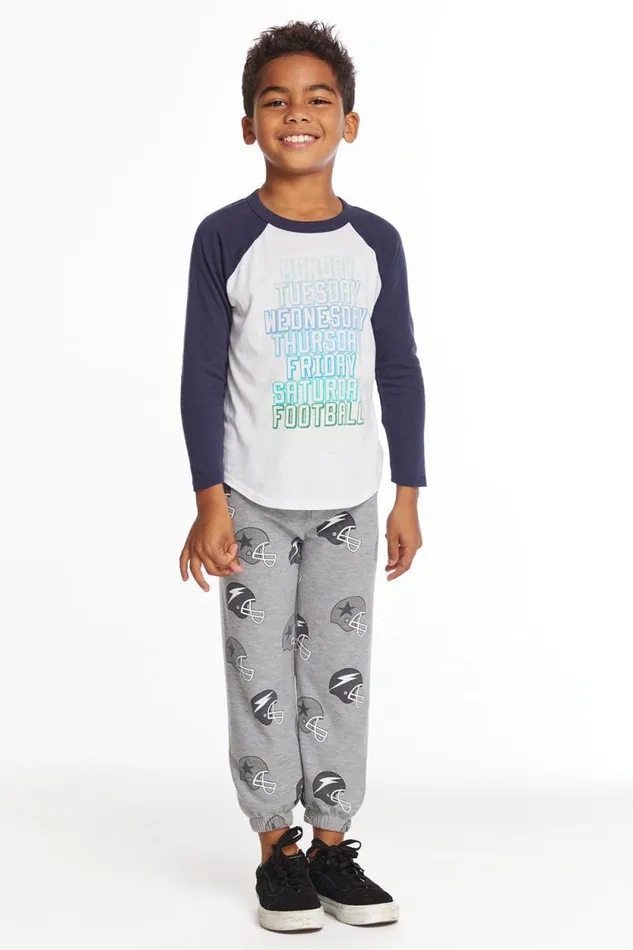 Kids Chaser Brand Boys Football Sunday Boys Long Sleeve