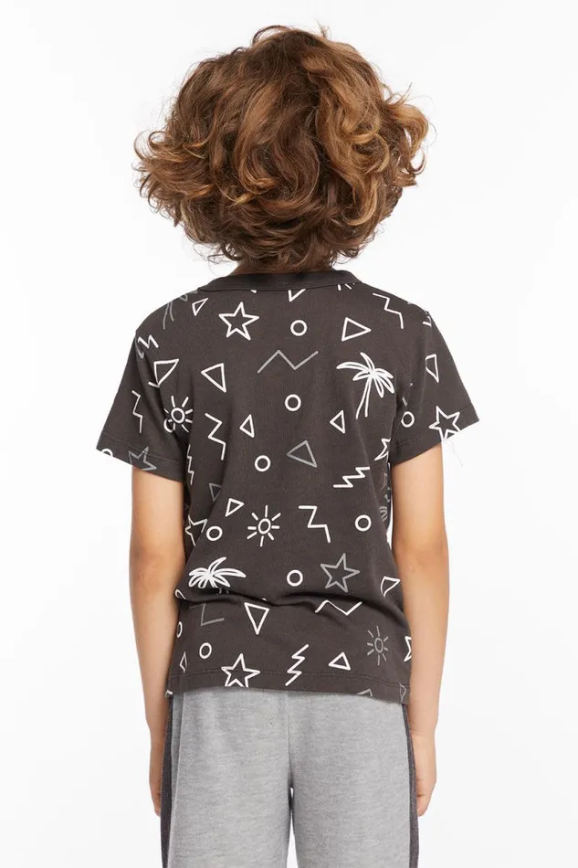 Kids Chaser Brand Boys Geo Palms Boys Tee