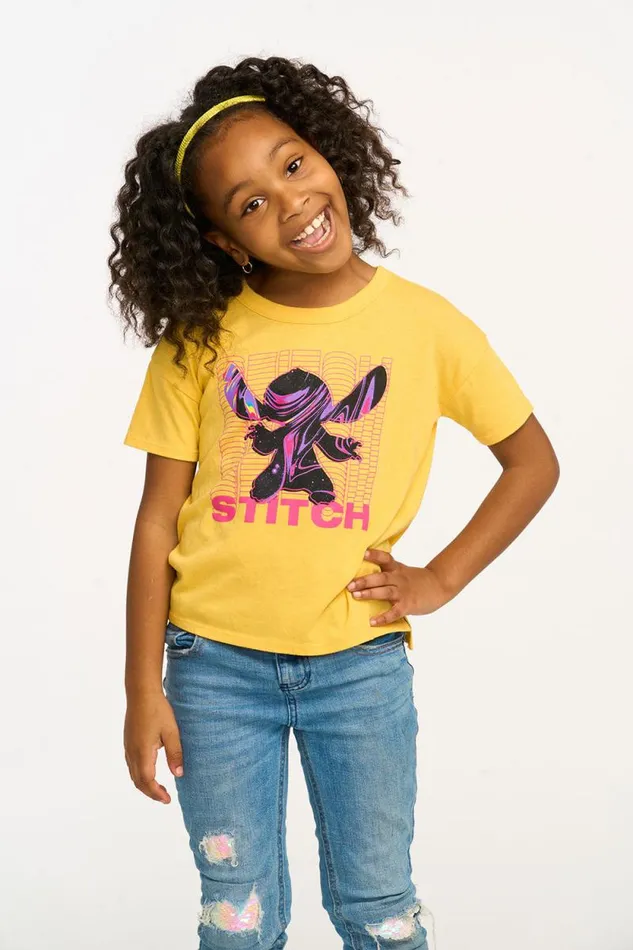 Kids Chaser Brand Girls Disney Stitch 034Space Age034 Tee