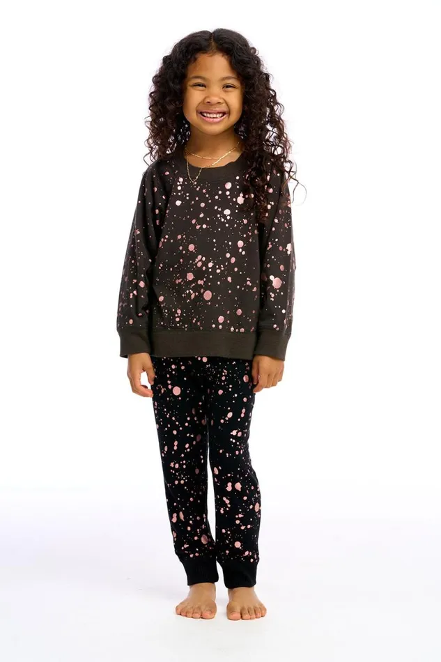 Kids Chaser Brand Girls Foil Splatter