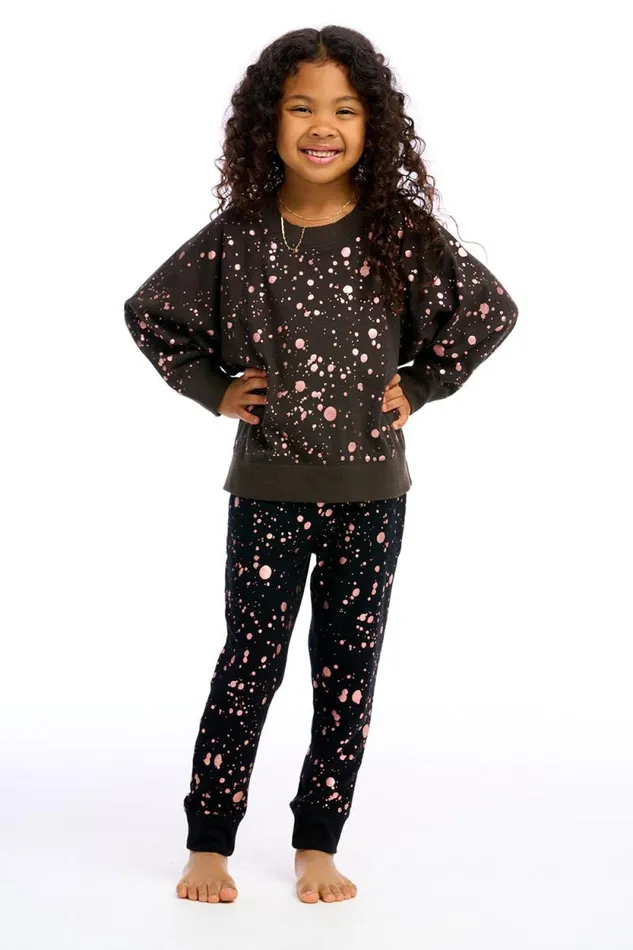 Kids Chaser Brand Girls Foil Splatter