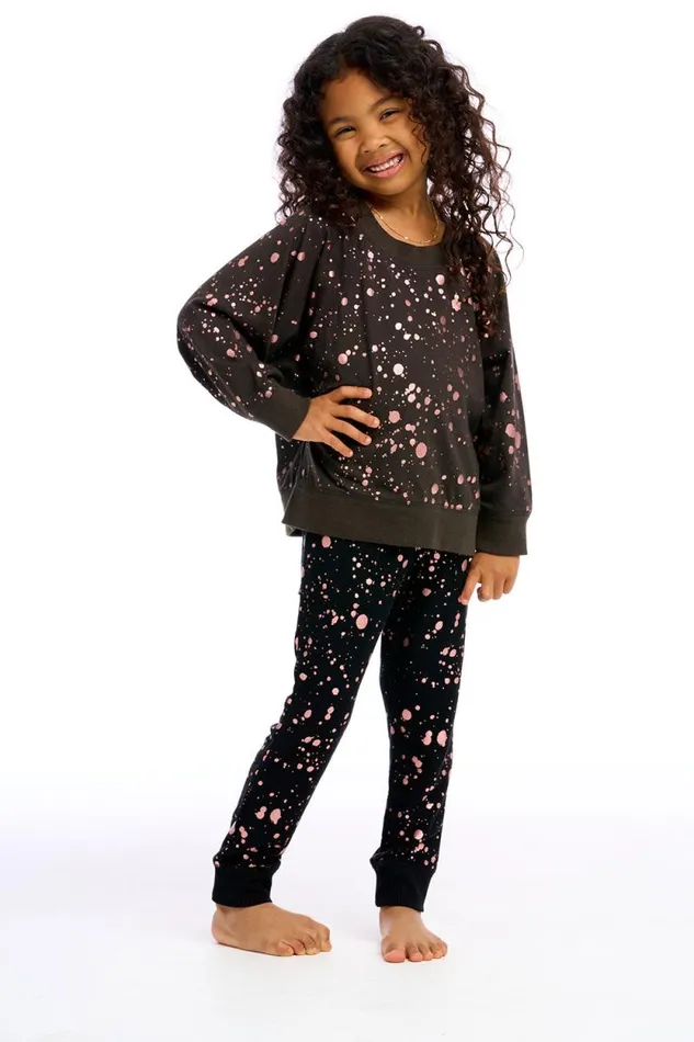 Kids Chaser Brand Girls Foil Splatter