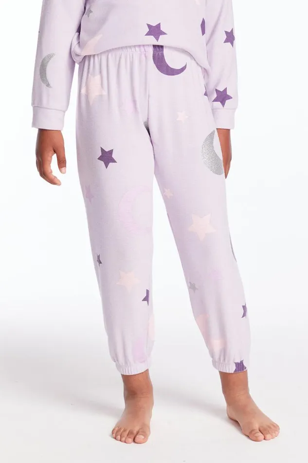 Kids Chaser Brand Girls La Luna Girls Sweatpants