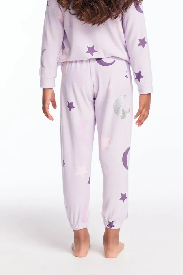 Kids Chaser Brand Girls La Luna Girls Sweatpants
