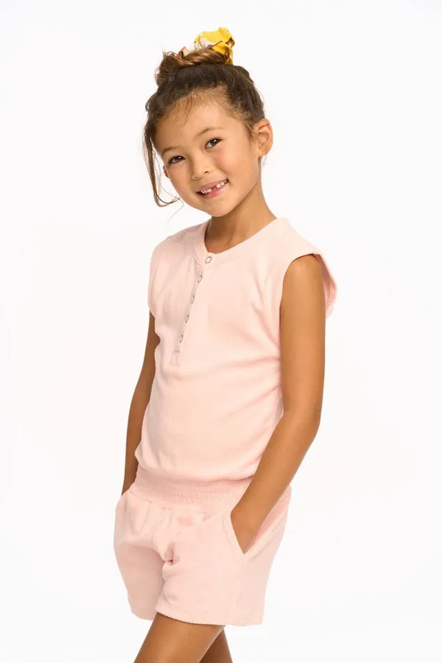 Kids Chaser Brand Girls Ocean Romper 8211 English Rose
