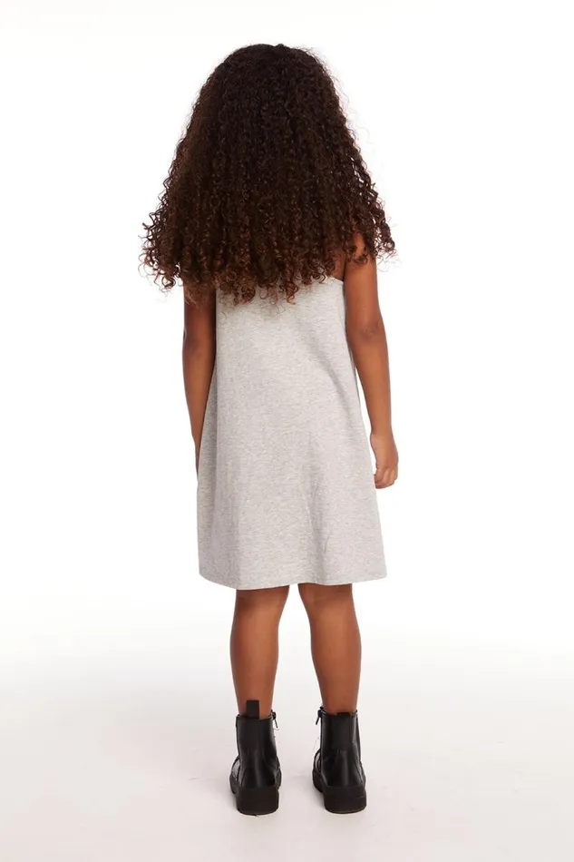 Kids Chaser Brand Girls Ombre Love Girls Cotton Jersey Tank Dress