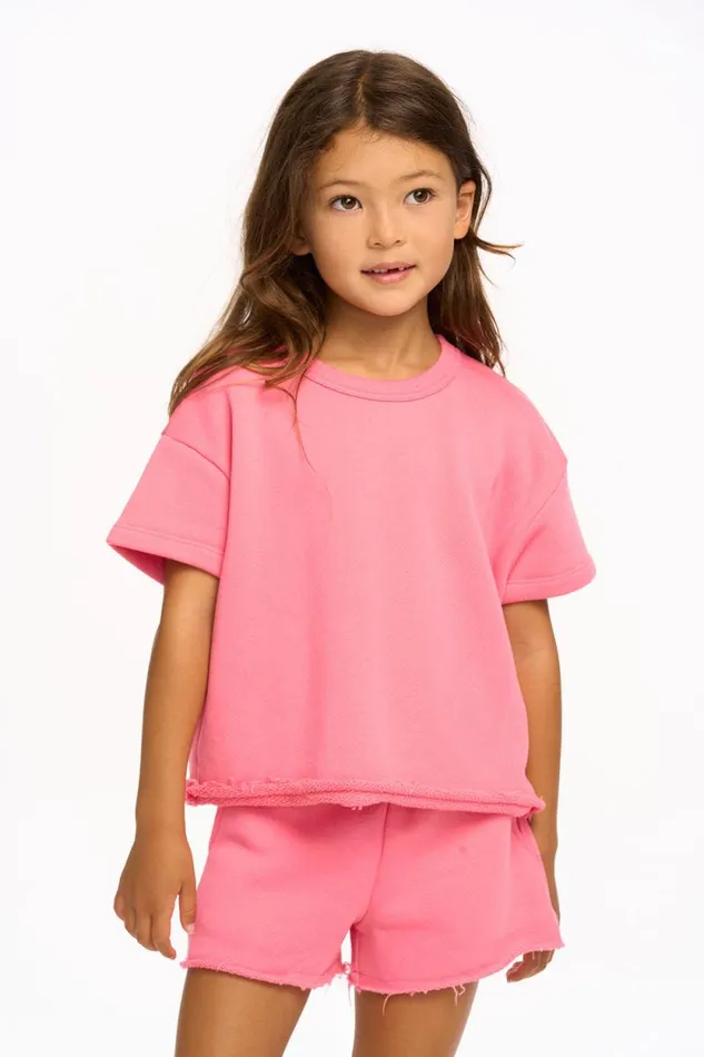 Kids Chaser Brand Girls Piper Pullover 8211 Pink Lemonade