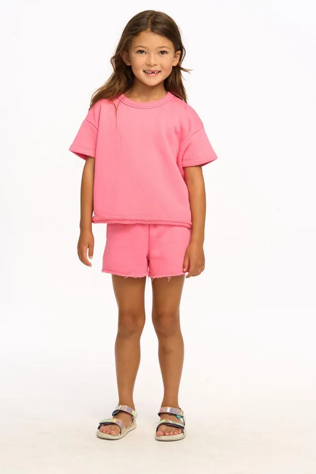 Kids Chaser Brand Girls Piper Pullover 8211 Pink Lemonade