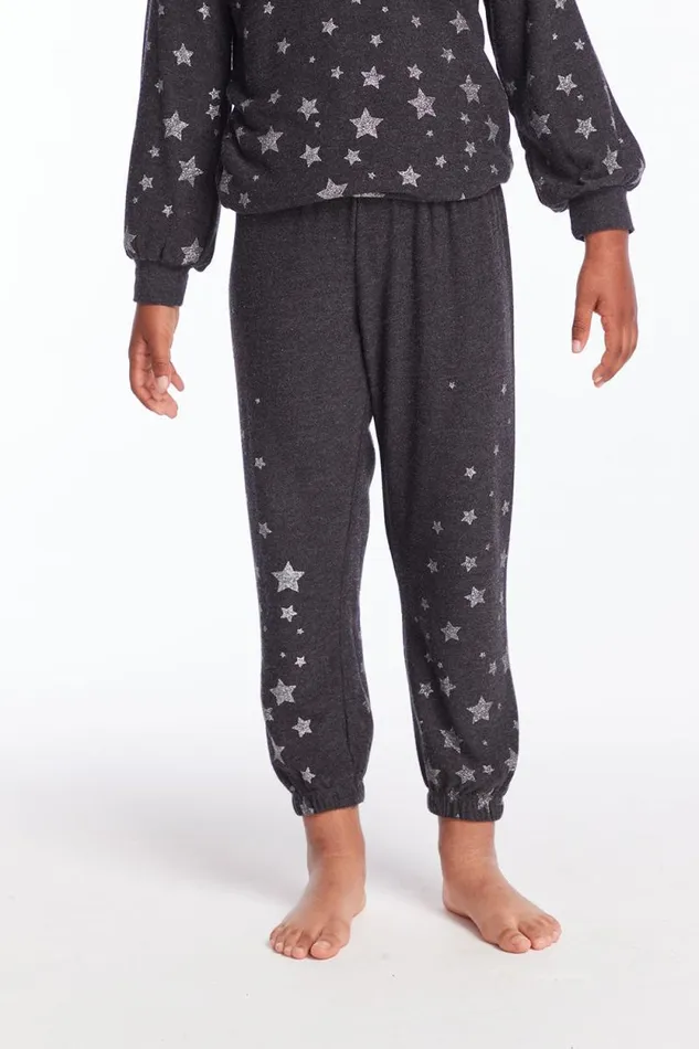 Kids Chaser Brand Girls Starry Night Girls Sweatpants