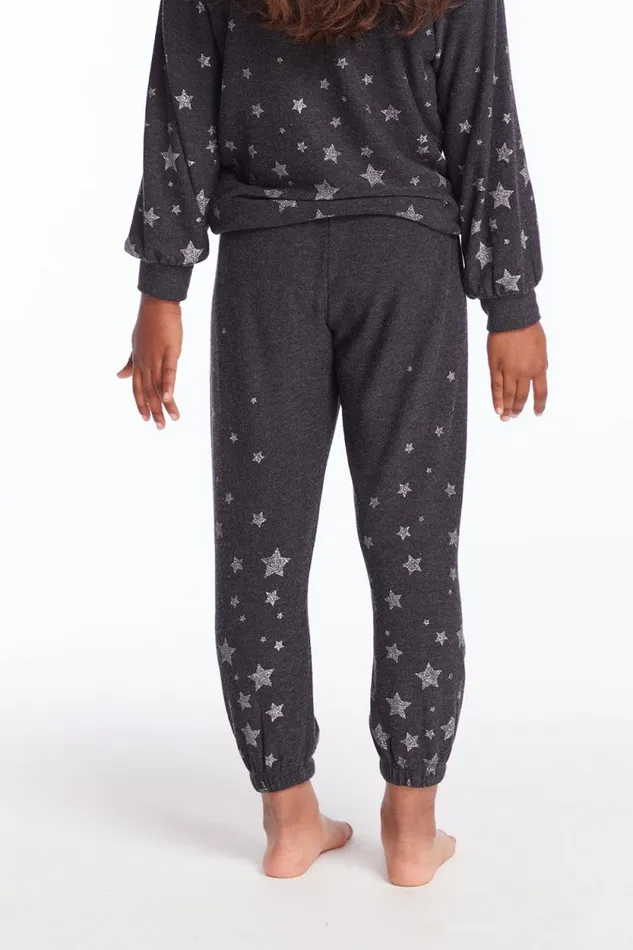 Kids Chaser Brand Girls Starry Night Girls Sweatpants