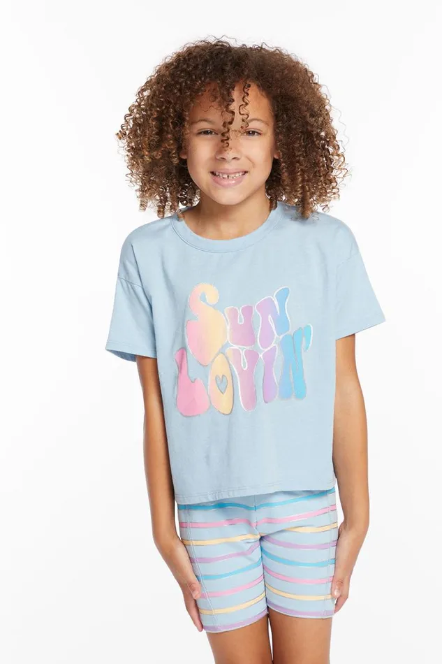 Kids Chaser Brand Girls Sun Lovin039 Girls Tee
