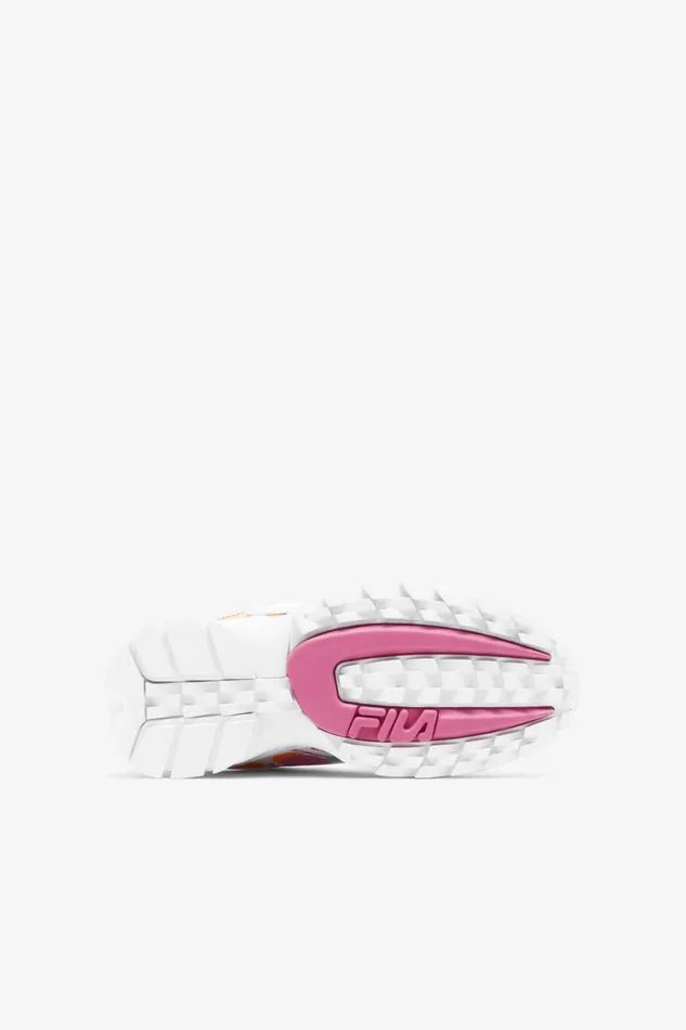 Kids Fila Big Kids 357 Big Disruptor 2 Premium White Bubblegum Scuba Blue