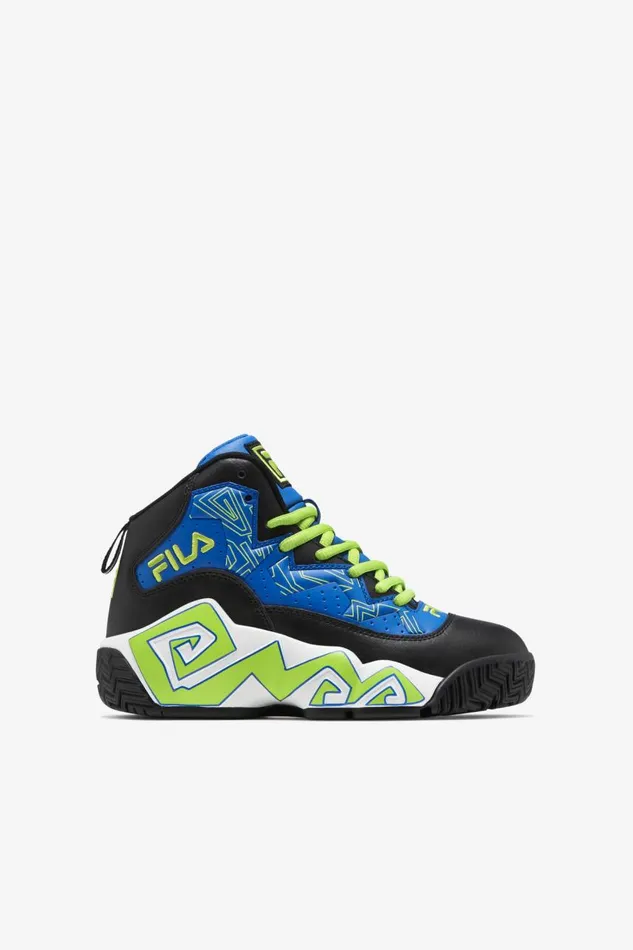 Kids Fila Little Kids 1053 Little Mb Prince Blue Black Lime Punch