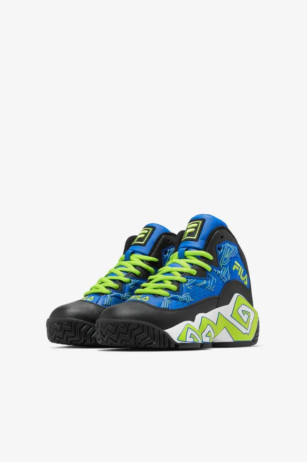Kids Fila Little Kids 1053 Little Mb Prince Blue Black Lime Punch Kids Fila Little Kids 1053 Little Mb Prince Blue Black Lime Punch