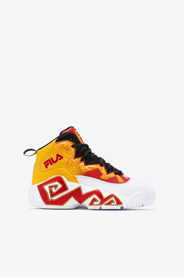 Kids Fila MB Big Mb White Gold Fusion Fila Red