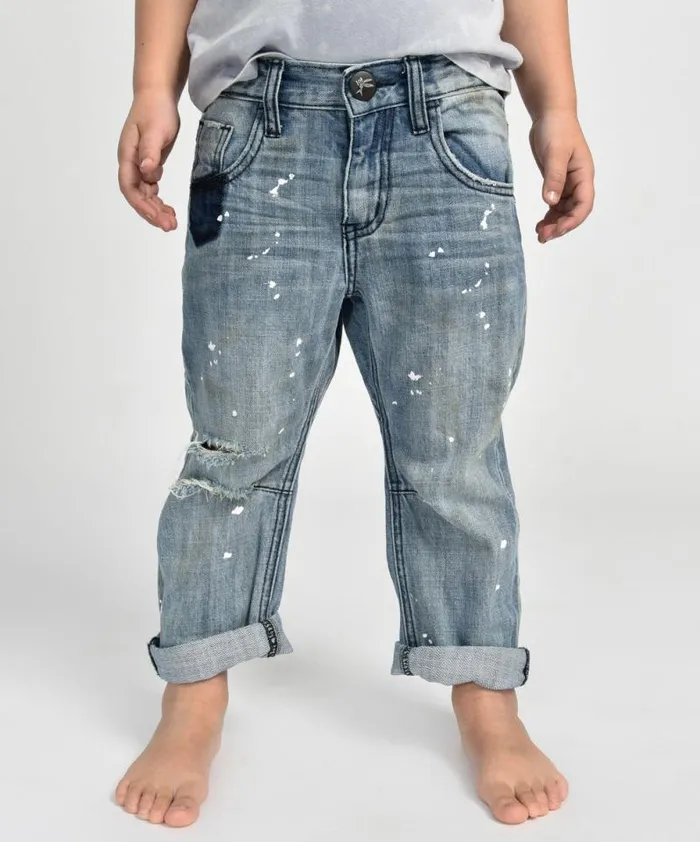 Kids KIDS SAINTS BOYFRIEND JEAN BLUE One Teaspoon Kids