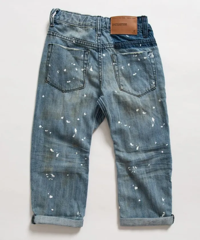 Kids KIDS SAINTS BOYFRIEND JEAN BLUE One Teaspoon Kids Kids KIDS SAINTS BOYFRIEND JEAN BLUE One Teaspoon Kids