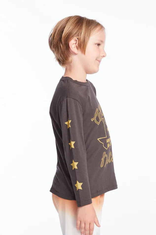 KidsWomens Chaser Brand Boys Willie Nelson 77 Tour Boys Long Sleeve
