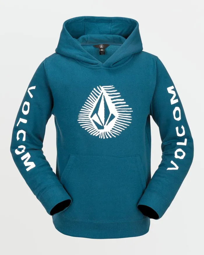 Kids Youth Essential Hoodie 8211 Cobalt Kids Volcom Layering