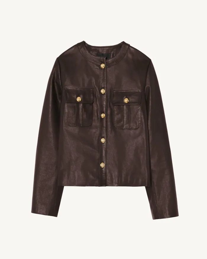 KITRA JACKET Brown Women Nili Lotan Jackets and Blazers